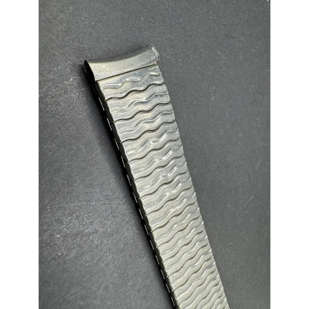 Vintage Speidel USA Made Stainless Steel Expansion Watch Band